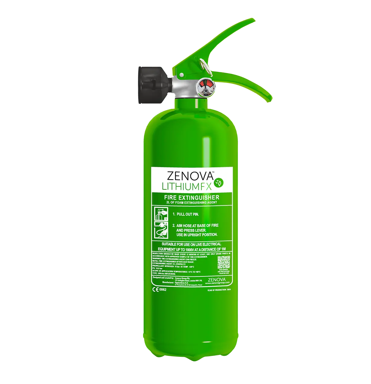 ZUFF™ LIION PRO 2 ~ Litre Extinguisher