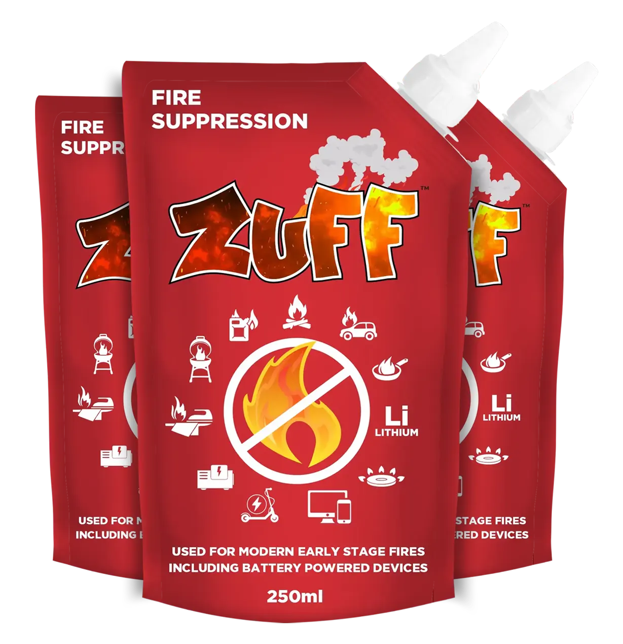 ZUFF Fire Suppressor 250ml (3pc)